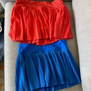 2 Lululemon skorts. Size small